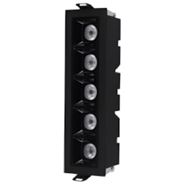 SPOT FOCCO ANTIOFUSCANTE 24º PRETO 4000K 10W 15,8X4,6X4CM | GAYA 7135 SPOT FOCCO ANTIOFUSCANTE 24º PRETO 4000K 10W 15,8X4,6X4CM | GAYA 7135