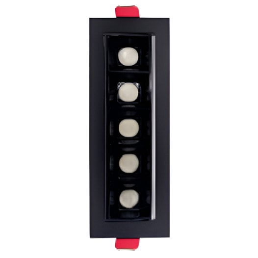 SPOT FOCCO EMBUTIR DIRECIONÁVEL 24º PRETO 2700K 10W 3,6X5,5X16,2CM | GAYA 7168 SPOT FOCCO EMBUTIR DIRECIONÁVEL 24º PRETO 2700K 10W 3,6X5,5X16,2CM | GAYA 7168