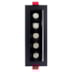 SPOT FOCCO EMBUTIR DIRECIONÁVEL 24º PRETO 4000K 10W 16,2X5,5X3,6CM | GAYA 7169 SPOT FOCCO EMBUTIR DIRECIONÁVEL 24º PRETO 4000K 10W 16,2X5,5X3,6CM | GAYA 7169