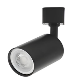 SPOT HOLZI P/ TRILHO MR16 PT ALUMINIO | NORDECOR 6610