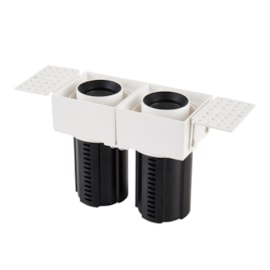 SPOT LED AIVA DUO NO-FRAME IRC97 2700K 2*7W BRANCO | NORDECOR 6483 SPOT LED AIVA DUO NO-FRAME IRC97 2700K 2*7W BRANCO | NORDECOR 6483