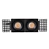 SPOT LED AIVA DUO NO-FRAME IRC97 2700K 2*7W PRETO | NORDECOR 6484 SPOT LED AIVA DUO NO-FRAME IRC97 2700K 2*7W PRETO | NORDECOR 6484
