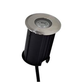 SPOT LED EMBUTIDO DE SOLO PINNE 24º 2W AMBAR AÇO INOX | NORDECOR 6147