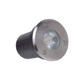 SPOT LED EMBUTIDO DE SOLO VINNE OF IP67 12° 5W 3000K ALUMINIO | NORDECOR 6308