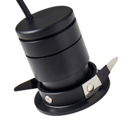 SPOT LED EMBUTIR LUN IRC90 5W 2700K PRETO | NORDECOR 6505 SPOT LED EMBUTIR LUN IRC90 5W 2700K PRETO | NORDECOR 6505