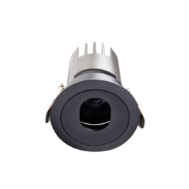 SPOT LED EMBUTIR MAYN IRC97 7W 2700K PRETO | NORDECOR 6509 SPOT LED EMBUTIR MAYN IRC97 7W 2700K PRETO | NORDECOR 6509