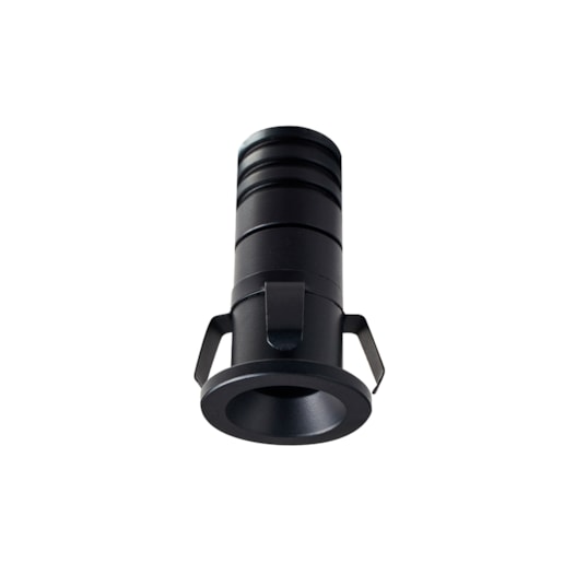 SPOT LED EMBUTIR NOA IRC90 1W 2700K PRETO | NORDECOR 6499