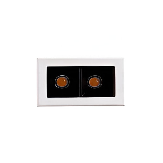 SPOT LED EMBUTIR POWERLUX 3W 3000K BR/PT | NORDECOR S33169