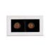 SPOT LED EMBUTIR POWERLUX 3W 3000K BR/PT | NORDECOR S33169