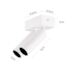 SPOT LED KONA SOBREPOR 24° SOF IRC97 2*3W 2700K BRANCO | NORDECOR 6585