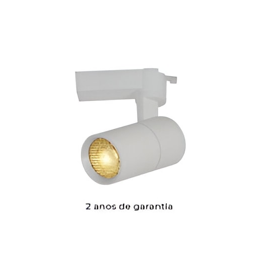 SPOT LED P/TRILHO FLOS OF 10W 3000K BRANCO | NORDECOR 6172