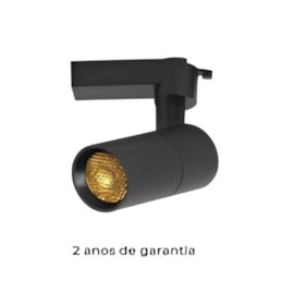 SPOT LED P/TRILHO FLOS OF 10W 4000K PRETO | NORDECOR 6179