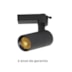 SPOT LED P/TRILHO FLOS OF 10W 4000K PRETO | NORDECOR 6179