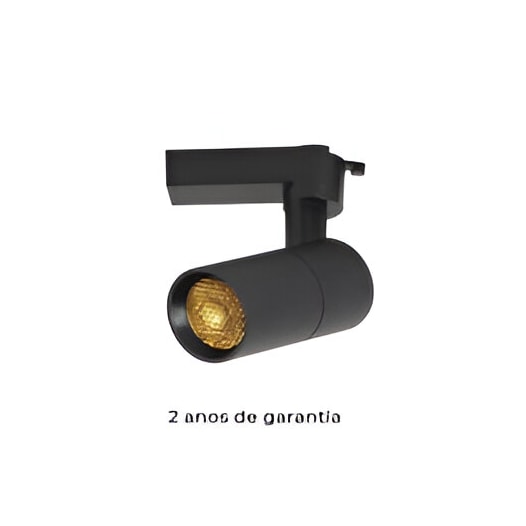 SPOT LED P/TRILHO FLOS OF 20W 3000K PRETO | NORDECOR 6180