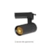 SPOT LED P/TRILHO FLOS OF 20W 4000K PRETO | NORDECOR 6181