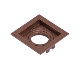 SPOT/LUMINÁRIA DE EMBUTIR QUADRADO FACE PLANA AR111 COBRE 170x170MM | SAVEENERGY SE-330.1877