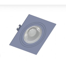SPOT/LUMINÁRIA DE EMBUTIR QUADRADO FACE PLANA AR70 AZUL 130X130MM | SAVEENERGY SE-330.2499 SPOT/LUMINÁRIA DE EMBUTIR QUADRADO FACE PLANA AR70 AZUL 130X130MM | SAVEENERGY SE-330.2499