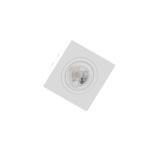 SPOT/LUMINÁRIA DE EMBUTIR QUADRADO FACE PLANA MINI DICROICA 7X7CM BRANCO | SAVEENERGY SE-330.1270 SPOT/LUMINÁRIA DE EMBUTIR QUADRADO FACE PLANA MINI DICROICA 7X7CM BRANCO | SAVEENERGY SE-330.1270