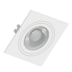 SPOT/LUMINÁRIA DE EMBUTIR QUADRADO FACE PLANA PAR16/DICROICA 10X10CM BRANCO | SAVEENERGY SE-330.1031