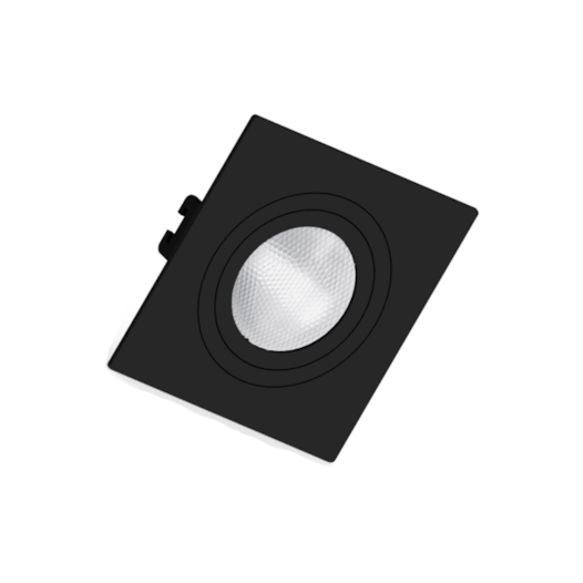 SPOT/LUMINÁRIA DE EMBUTIR QUADRADO FACE PLANA PAR20 13X13CM PRETO | SAVEENERGY SE-330.1043 SPOT/LUMINÁRIA DE EMBUTIR QUADRADO FACE PLANA PAR20 13X13CM PRETO | SAVEENERGY SE-330.1043