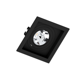 SPOT/LUMINÁRIA DE EMBUTIR QUADRADO RECUADO AR70 13X13CM PRETO | SAVEENERGY SE-330.1052 SPOT/LUMINÁRIA DE EMBUTIR QUADRADO RECUADO AR70 13X13CM PRETO | SAVEENERGY SE-330.1052