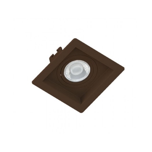 SPOT/LUMINÁRIA DE EMBUTIR QUADRADO RECUADO MINI DICROICA MARROM 7X7CM | SAVEENERGY SE-330.2516 SPOT/LUMINÁRIA DE EMBUTIR QUADRADO RECUADO MINI DICROICA MARROM 7X7CM | SAVEENERGY SE-330.2516