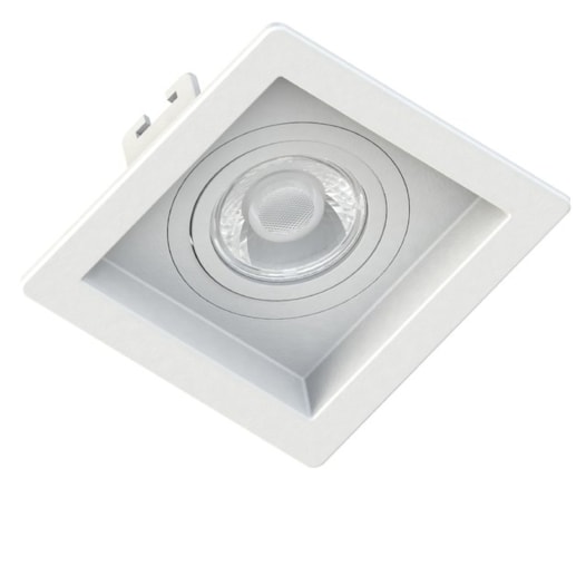 SPOT/LUMINÁRIA DE EMBUTIR QUADRADO RECUADO PAR16/DICROICA 10X10CM BRANCO | SAVEENERGY SE-330.1032 SPOT/LUMINÁRIA DE EMBUTIR QUADRADO RECUADO PAR16/DICROICA 10X10CM BRANCO | SAVEENERGY SE-330.1032