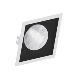 SPOT/LUMINÁRIA DE EMBUTIR QUADRADO RECUADO PAR30 17X17CM BRANCO E PRETO | SAVEENERGY SE-330.1203 SPOT/LUMINÁRIA DE EMBUTIR QUADRADO RECUADO PAR30 17X17CM BRANCO E PRETO | SAVEENERGY SE-330.1203