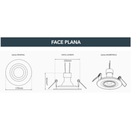 SPOT/LUMINÁRIA DE EMBUTIR REDONDO FACE PLANA AR111 Ø17CM BRANCO | SAVEENERGY SE-330.1065 SPOT/LUMINÁRIA DE EMBUTIR REDONDO FACE PLANA AR111 Ø17CM BRANCO | SAVEENERGY SE-330.1065