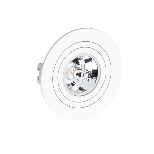 SPOT/LUMINÁRIA DE EMBUTIR REDONDO FACE PLANA AR70 Ø13CM BRANCO | SAVEENERGY SE-330.1049 SPOT/LUMINÁRIA DE EMBUTIR REDONDO FACE PLANA AR70 Ø13CM BRANCO | SAVEENERGY SE-330.1049