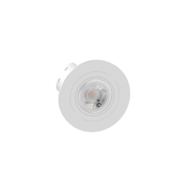 SPOT/LUMINÁRIA DE EMBUTIR REDONDO FACE PLANA MINI DICROICA Ø7CM BRANCO | SAVEENERGY SE-330.1271