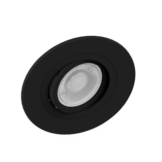 SPOT/LUMINÁRIA DE EMBUTIR REDONDO FACE PLANA PAR16/DICROICA Ø10CM PRETO | SAVEENERGY SE-330.1037 SPOT/LUMINÁRIA DE EMBUTIR REDONDO FACE PLANA PAR16/DICROICA Ø10CM PRETO | SAVEENERGY SE-330.1037