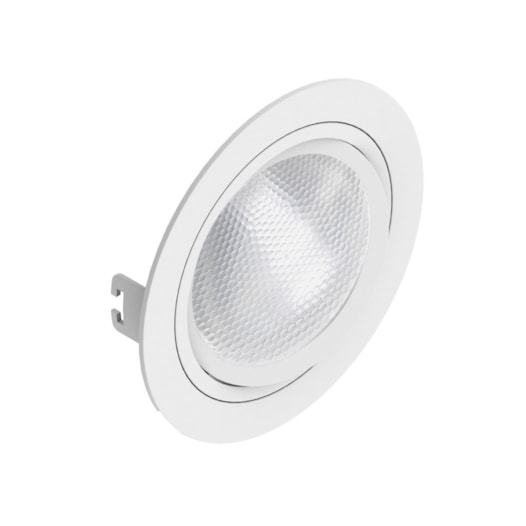 SPOT/LUMINÁRIA DE EMBUTIR REDONDO FACE PLANA PAR30 Ø17CM BRANCO | SAVEENERGY SE-330.1057