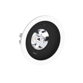 SPOT/LUMINÁRIA DE EMBUTIR REDONDO RECUADO AR70 Ø13CM BRANCO E PRETO | SAVEENERGY SE-330.1202 SPOT/LUMINÁRIA DE EMBUTIR REDONDO RECUADO AR70 Ø13CM BRANCO E PRETO | SAVEENERGY SE-330.1202