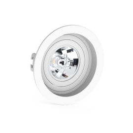 SPOT/LUMINÁRIA DE EMBUTIR REDONDO RECUADO AR70 Ø13CM BRANCO | SAVEENERGY SE-330.1050 SPOT/LUMINÁRIA DE EMBUTIR REDONDO RECUADO AR70 Ø13CM BRANCO | SAVEENERGY SE-330.1050