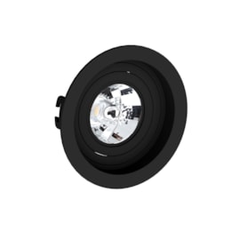 SPOT/LUMINÁRIA DE EMBUTIR REDONDO RECUADO AR70 Ø13CM PRETO | SAVEENERGY SE-330.1054 SPOT/LUMINÁRIA DE EMBUTIR REDONDO RECUADO AR70 Ø13CM PRETO | SAVEENERGY SE-330.1054