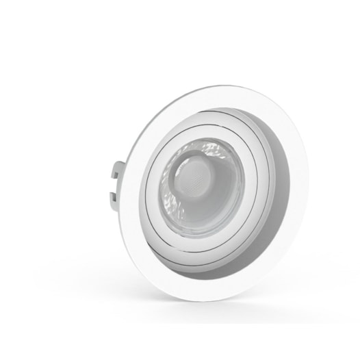 SPOT/LUMINÁRIA DE EMBUTIR REDONDO RECUADO PAR16/DICROICA Ø10CM BRANCO | SAVEENERGY SE-330.1034 SPOT/LUMINÁRIA DE EMBUTIR REDONDO RECUADO PAR16/DICROICA Ø10CM BRANCO | SAVEENERGY SE-330.1034