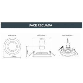 SPOT/LUMINÁRIA DE EMBUTIR REDONDO RECUADO PAR30 Ø17CM BRANCO SAVEENERGY SE-330.1058 SPOT/LUMINÁRIA DE EMBUTIR REDONDO RECUADO PAR30 Ø17CM BRANCO SAVEENERGY SE-330.1058