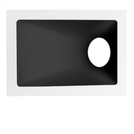 SPOT/LUMINÁRIA DE EMBUTIR SQUARE ANGLE MR11 40º BRANCO E PRETO | STELLA STH8965BR/PTO SPOT/LUMINÁRIA DE EMBUTIR SQUARE ANGLE MR11 40º BRANCO E PRETO | STELLA STH8965BR/PTO