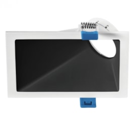 SPOT/LUMINÁRIA DE EMBUTIR SQUARE ANGLE MR11 40º BRANCO E PRETO | STELLA STH8965BR/PTO SPOT/LUMINÁRIA DE EMBUTIR SQUARE ANGLE MR11 40º BRANCO E PRETO | STELLA STH8965BR/PTO