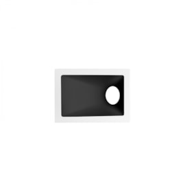 SPOT/LUMINÁRIA DE EMBUTIR SQUARE ANGLE MR16 40º BRANCO E PRETO | STELLA STH8975BR/PTO SPOT/LUMINÁRIA DE EMBUTIR SQUARE ANGLE MR16 40º BRANCO E PRETO | STELLA STH8975BR/PTO