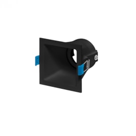 SPOT/LUMINÁRIA DE EMBUTIR SQUARE GHOST MR16 PRETO | STELLA STH8945PTO SPOT/LUMINÁRIA DE EMBUTIR SQUARE GHOST MR16 PRETO | STELLA STH8945PTO