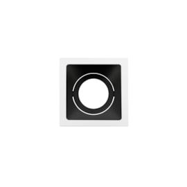 SPOT/LUMINÁRIA DE EMBUTIR SQUARE GHOST PAR20 BRANCO E PRETO | STELLA STH8950BR/PTO SPOT/LUMINÁRIA DE EMBUTIR SQUARE GHOST PAR20 BRANCO E PRETO | STELLA STH8950BR/PTO