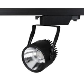 SPOT P/ TRILHO AR70 PRETO 8W 2700K | ROMALUX 30007 SPOT P/ TRILHO AR70 PRETO 8W 2700K | ROMALUX 30007