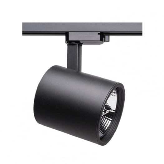 SPOT P/ TRILHO ZYLINDER AR111 PRETO | STELLA SD1750PTO SPOT P/ TRILHO ZYLINDER AR111 PRETO | STELLA SD1750PTO