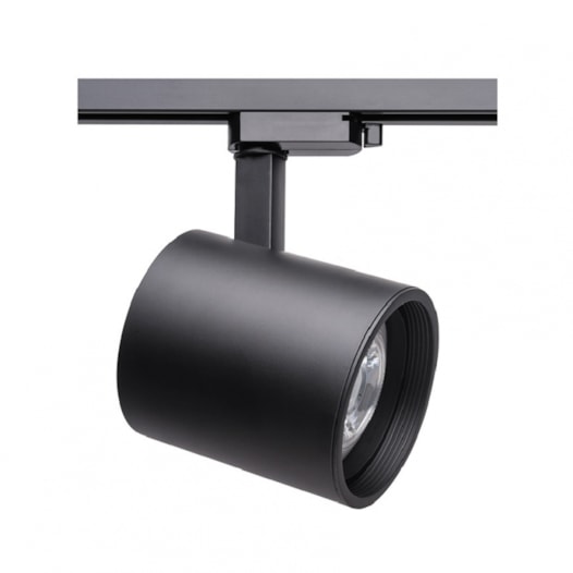SPOT P/ TRILHO ZYLINDER PAR30 PRETO | STELLA SD1730PTO SPOT P/ TRILHO ZYLINDER PAR30 PRETO | STELLA SD1730PTO