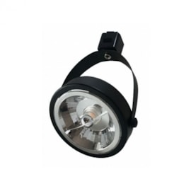 SPOT PARA TRILHO AR111 CLEAN PRETO | MOON 1010041 SPOT PARA TRILHO AR111 CLEAN PRETO | MOON 1010041