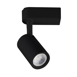 SPOT PARA TRILHO NEO PRETO (D)4.3CM (L)8.6CM (A)10.4CM  1X5W 4000K 350LM