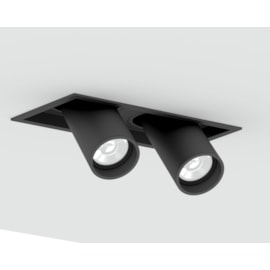 SPOT PUNTO MR11 DUPLO PRETO | MOON 1061274 SPOT PUNTO MR11 DUPLO PRETO | MOON 1061274