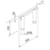 SPOT SNELLO 2 LED 10W 127/220V 2700K 200X28X150MM | NEWLINE SP03004LED27